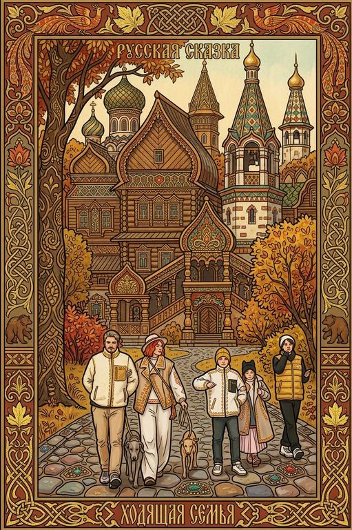 Прогулка по сказочному городу